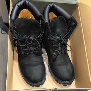 Black waterproof timberland boots